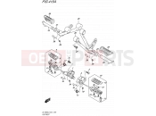 SUZUKI DL1000A L5 (2015) V-Strom (E21) 415A - FOOTREST