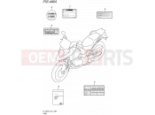 SUZUKI DL1000A L5 (2015) V-Strom (E21) 496A - LABEL