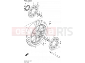 SUZUKI DL1000A L5 (2015) V-Strom (E21) 530A - FRONT WHEEL
