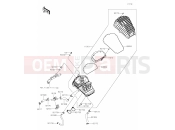 KAWASAKI Z500  SE (ER500FRFAN) 04 Air Cleaner