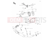 KAWASAKI Z500  SE (ER500FRFAN) 05 Muffler(s)