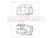 KAWASAKI Z500  SE (ER500FRFAN) 15 Crankcase Bolt Pattern