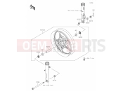 KAWASAKI Z500  SE (ER500FRFAN) 39 Front Hub