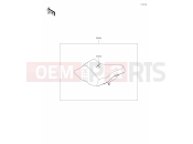 KAWASAKI Z500  SE (ER500FRFAN) 72 Accessory(High Seat)