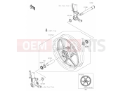 KAWASAKI NINJA ZX-6R 40th Anniversary Edition (ZX636JRFBN) 38 Front Hub