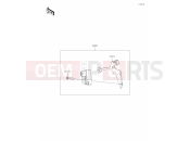 KAWASAKI NINJA ZX-6R 40th Anniversary Edition (ZX636JRFBN) 73 Accessory(Helmet Lock)