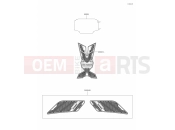 KAWASAKI NINJA ZX-6R 40th Anniversary Edition (ZX636JRFBN) 74 Accessory(Decals)