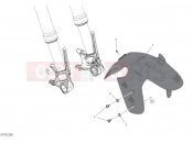 DUCATI 2024 Multistrada V4 Pikes Peak Front mudguard