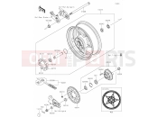 KAWASAKI Z900 SE (ZR900MPSNN) 39 Rear Hub