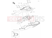 KAWASAKI Z900 SE (ZR900MPSNN) 52 Seat Cover