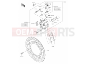 KAWASAKI Z650RS (ER650MNFBB) (United Kingdom) 44 Front Brake