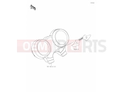 KAWASAKI Z650RS (ER650MNFBB) (United Kingdom) 65 Accessory(Indicator Cover)