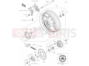KAWASAKI VERSYS 650 (KLE650HNFAN) 40 Rear Hub