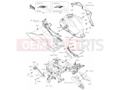 KAWASAKI VERSYS 650 (KLE650HNFAN) 53 Side Covers/Chain Cover