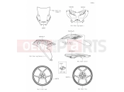 KAWASAKI VERSYS 650 (KLE650HNFAN) 63 Decals(Green)