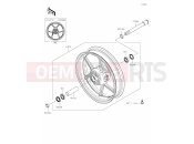 KAWASAKI VERSYS 1000 S (KLZ1000ENSNN) 38 Front Hub