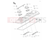 KAWASAKI Z900 (ZR900HNFBN) 02 Cylinder Head Cover