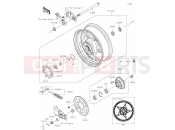 KAWASAKI Z900 (ZR900HNFBN) 39 Rear Hub