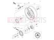 KAWASAKI NINJA ZX-6R (ZX636GNFNN) 39 Rear Hub