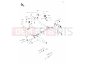 KAWASAKI W800 STREET (EJ800BLF) (United Kingdom) 05 Muffler(s)
