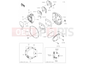 KAWASAKI W800 STREET (EJ800BLF) (United Kingdom) 18 Right Engine Cover(s)