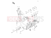 KAWASAKI W800 STREET (EJ800BLF) (United Kingdom) 28 Engine Mount