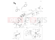 KAWASAKI W800 STREET (EJ800BLF) (United Kingdom) 44 Handlebar