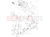 KAWASAKI W800 STREET (EJ800BLF) (United Kingdom) 52 Taillight(s)