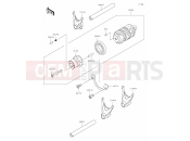 KAWASAKI W800 (EJ800DLF) 12 Gear Change Drum/Shift Fork(s)