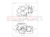KAWASAKI W800 (EJ800DLF) 15 Crankcase Bolt Pattern