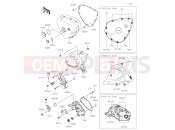 KAWASAKI W800 (EJ800DLF) 17 Left Engine Cover(s)