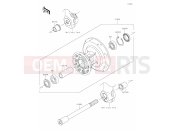 KAWASAKI W800 (EJ800DLF) 36 Front Hub