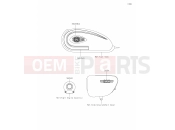 KAWASAKI W800 (EJ800DLF) 58 Decals