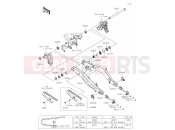 KAWASAKI Z650 (ER650KLF) 32 Swingarm
