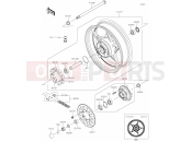 KAWASAKI Z650 (ER650KLF) 40 Rear Hub