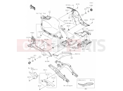 KAWASAKI Z650 (ER650KLF) 53 Side Covers/Chain Cover