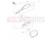 KAWASAKI Z650 (ER650KLF) 71 Accessory(Meter Cover)