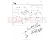 KAWASAKI Z650 (ER650KLF) 74 Accessory(Topcase Bracket)