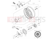 KAWASAKI Z900RS (ZR900CLF) (United Kingdom) 39 Rear Hub