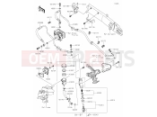 KAWASAKI Z900RS (ZR900CLF) (United Kingdom) 44 Rear Master Cylinder