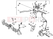 DUCATI Supersport 750 SS FRONT BRAKE SYSTEM SINGLE DISK » BRAKING SYSTEM