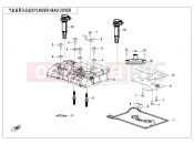 CYLINDER HEAD COVER - E02-1 - CFMOTO 450 SR S (CF400-9F [EU5] ) 2025