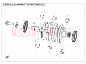 CRANKSHAFT @^CONNECTING ROD(2) - E04-2 - CFMOTO 450 SR S (CF400-9F [EU5] ) 2025