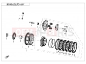CLUTCH(FCC) - E05-A - CFMOTO 450 SR S (CF400-9F [EU5] ) 2025