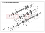TRANSMISSION SYSTEM(2) - E06-2 - CFMOTO 450 SR S (CF400-9F [EU5] ) 2025