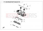 THROTTLE@^INJECTOR - E17 - CFMOTO 450 SR S (CF400-9F [EU5] ) 2025