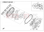 CFMOTO CFORCE 1000 (CF1000ATR) CVT CASE ASSY - E01-3