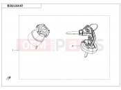 LOCK KIT(WITHOUT GEARSHIFT LOCK) - F01-B - CFMOTO CFORCE 1000 (CF1000AU) 2021