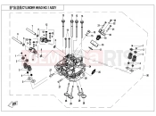 CFMOTO 2025 ATV CFORCE 1000 (CF1000AU-2) CYLINDER HEAD NO.1 ASSY - E02-2
