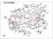 FRAME - F03 - CFMOTO CFORCE 450 (CF400ATR-2L [T3a] ) 2017